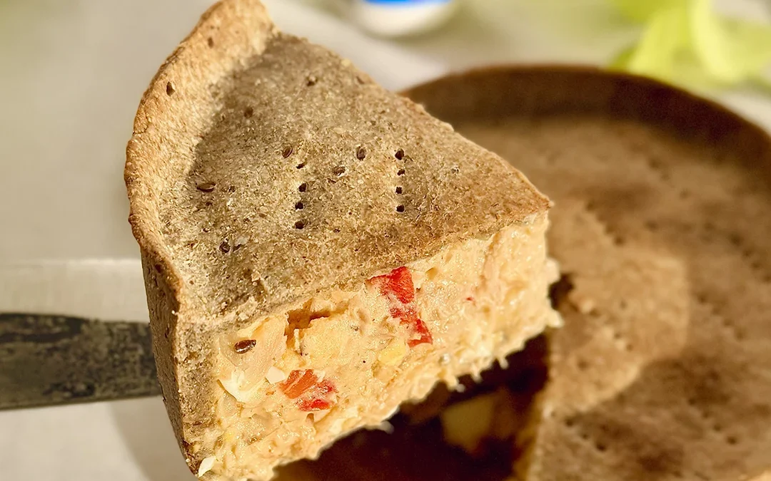 TARTA DE ATÚN CON MASA CASERA